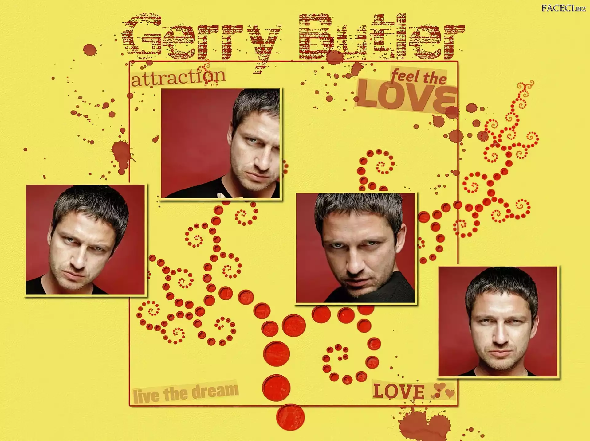 twarze, Gerard Butler, fotki